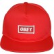 Casquette Snapback Obey - New Original Snapback - Red