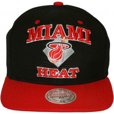Casquette Snapback Mitchell & Ness - NBA Patrick - Miami Heat