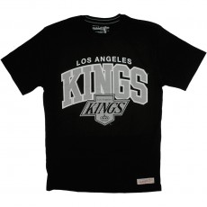 T-shirt Mitchell & Ness - NHL Arch Tailored Fit - Black - Los Angeles Kings