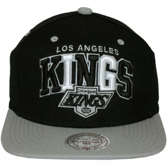 Casquette Snapback Mitchell & Ness - NHL Black Tri Pop - Los Angeles Kings