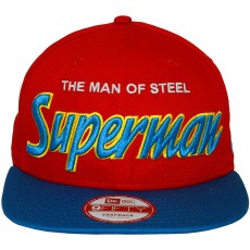 Casquette Snapback New Era x DC Comics - 9Fifty Reverse Hero Word - Superman