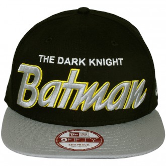 Casquette Snapback New Era x DC Comics - 9Fifty Reverse Hero Word - Batman