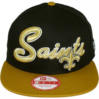 Casquette Snapback New Era - 9Fifty NFL Super Script - New Orleans Saints