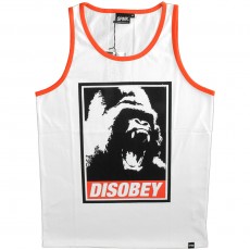 T-shirt Space Monkeys - Disobey Tank Top - White