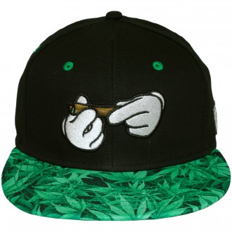 Casquette Snapback Cayler And Sons - Bubba Kush Cap - Black/Aqua MC