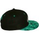 Casquette Snapback Cayler And Sons - Bubba Kush Cap - Black/Aqua MC