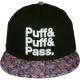 Casquette Snapback Cayler And Sons - Puff Puff Pass Cap - Black/Purple Haze