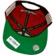 Casquette Snapback Mitchell & Ness - NBA Leather Team Arch - Miami Heat