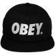 Casquette Snapback Obey - The City Snapback - Onyx