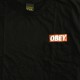 T-shirt Obey - Basic Pocket Tee - Obey Bar Used Logo - Black