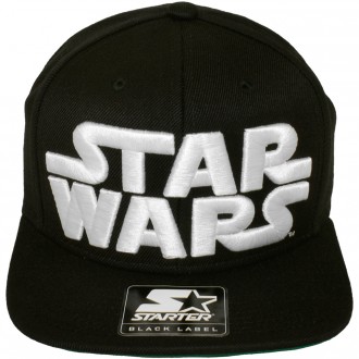 Casquette Snapback Starter x Star Wars - Star Wars Logo - Black-White