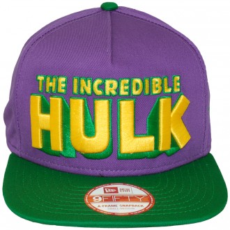 Casquette Snapback New Era x Marvel - 9Fifty Reverse Classic Official - Hulk