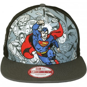 Casquette Snapback New Era x DC Comics - 9Fifty Hero Break Out - Superman