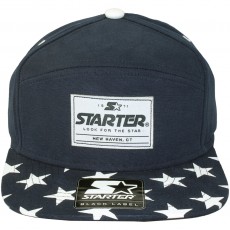 Casquette 6 Panel Hybrid Starter - Stars Visor - Blue