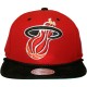 Casquette Snapback Mitchell & Ness - NBA Viscord - Miami Heat