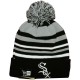 Bonnet New Era - MLB Stripe Out - Chicago White Sox - Black / Grey