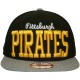Casquette Snapback New Era - 9Fifty MLB NE V-Team - Pittsburgh Pirates - Black / Grey
