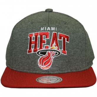 Casquette Snapback Mitchell & Ness - NBA Team Arch Jersey - Miami Heat