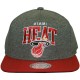 Casquette Snapback Mitchell & Ness - NBA Team Arch Jersey - Miami Heat