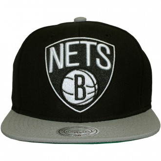 Casquette Snapback Mitchell & Ness - NBA XL Logo 2Tone - Brooklyn Nets