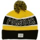 Bonnet Cayler And Sons - Forever Pom Pom Beanie - Black / Yellow / White