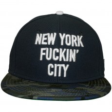 Casquette Snapback Cayler And Sons - New York City - Navy / Blue Camouflage / White