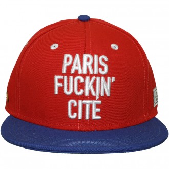 Casquette Snapback Cayler And Sons - Paris Cité - Red / Royal Blue / White