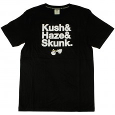 T-shirt Cayler And Sons - Kush & Haze Tee - Black / White / Green