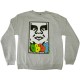 Sweat Obey - Obey x Cope2 Takeover - Crew Neck Fleece - Heather Grey