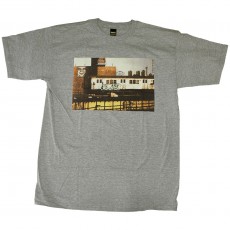 T-shirt Obey - Obey x Cope2 Subway Photo - Basic Tee - Heather Grey