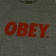 Sweat Obey - Obey Font - Triblend Fleece - Heather Grey