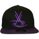 Casquette Snapback Vortex VX - VX Logo - Noir / Violet