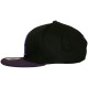 Casquette Snapback Vortex VX - VX Logo - Noir / Violet