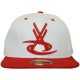 Casquette Snapback Vortex VX - VX Logo - Blanc / Rouge