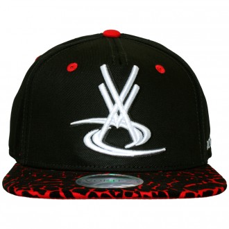Casquette Snapback Vortex VX - Bred - Noir / Rouge
