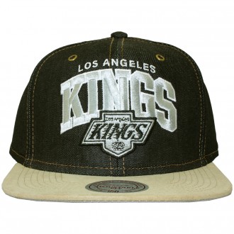 Casquette Strapback Mitchell & Ness - NHL Denim Arch Adjuster - Los Angeles Kings