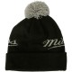 Bonnet Mitchell & Ness - M&N Script Cuffed Knit - Black / Grey