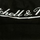 Bonnet Mitchell & Ness - M&N Script Cuffed Knit - Black / White