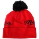 Bonnet Mitchell & Ness - M&N Script Cuffed Knit - Red / Black