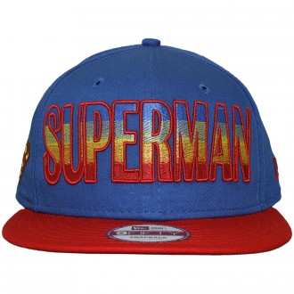 Casquette Snapback New Era x DC Comics - 9Fifty Hero Fade Superman - Blue / Red