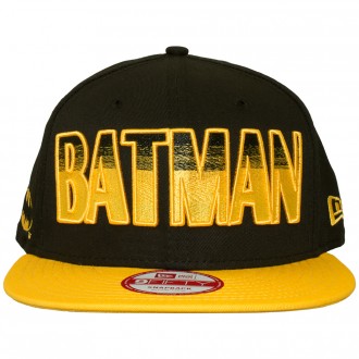 Casquette Snapback New Era x DC Comics - 9Fifty Hero Fade Batman - Black / Yellow