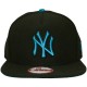 Casquette Strapback New Era - 9Fifty MLB Pop Unda - New York Yankees - Black / Blue Jewel