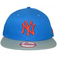 Casquette Snapback New Era - 9Fifty MLB Seasonal Pop - New York Yankees - Blue / Grey / Orange