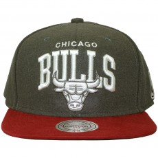 Casquette Snapback Mitchell & Ness - NBA Melton Jersey Arch - Chicago Bulls - Black