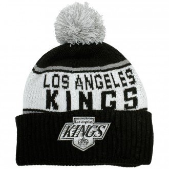 Bonnet Mitchell & Ness - NHL Wordmark Cuff Knit - Los Angeles Kings - Black