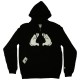 Sweat Zippé à Capuche Cayler And Sons - Bklyn Zipper Hoody - Black / White