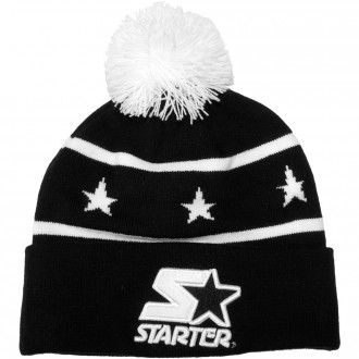 Bonnet Starter - Star Beanie - Black / White