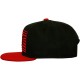 Casquette Snapback Wati B - Basic Logo - Black/Red