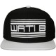 Casquette Snapback Wati B - Basic Logo - Black/White