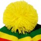 Bonnet Wati B - Stripe Beanie - Black/Jamaica